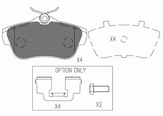 Brake Pad Set, disc brake