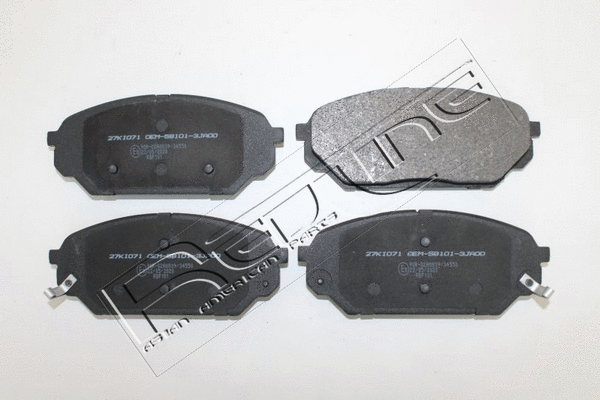 Brake Pad Set, disc brake (27HY086)