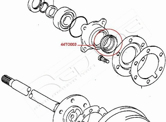 Shaft Seal, wheel hub