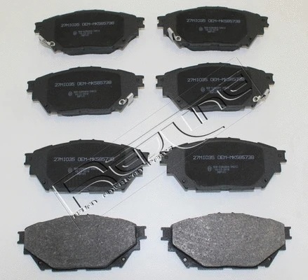 Brake Pad Set, disc brake (27MI035)