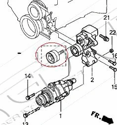 Belt Tensioner, V-ribbed belt