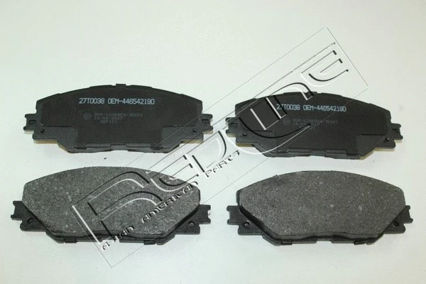 Brake Pad Set, disc brake (27TO038)