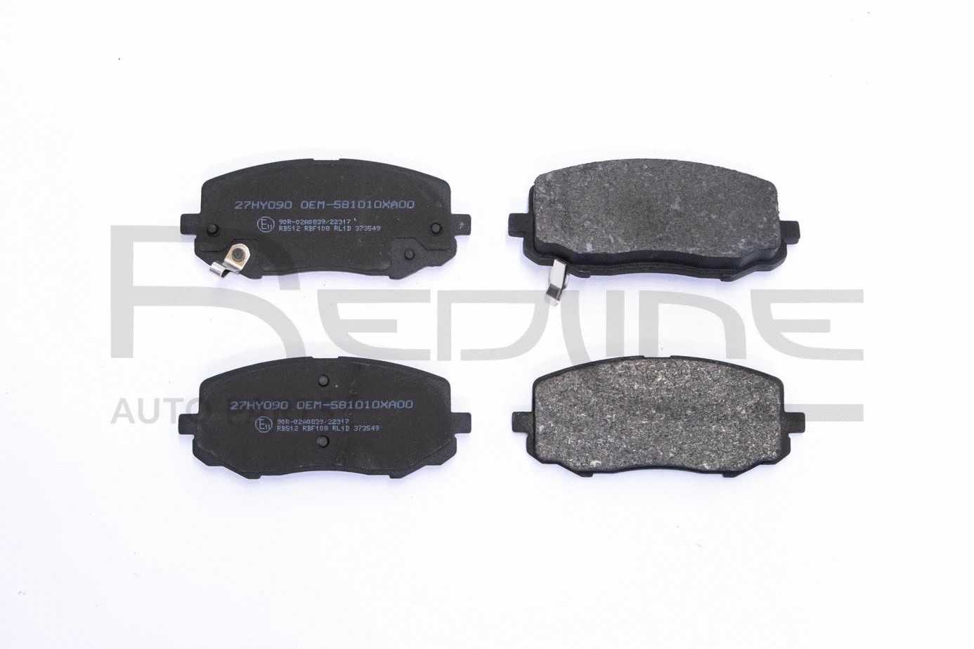 Brake Pad Set, disc brake (27HY090)