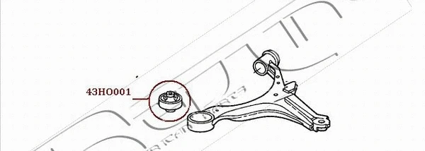 Mounting, control/trailing arm