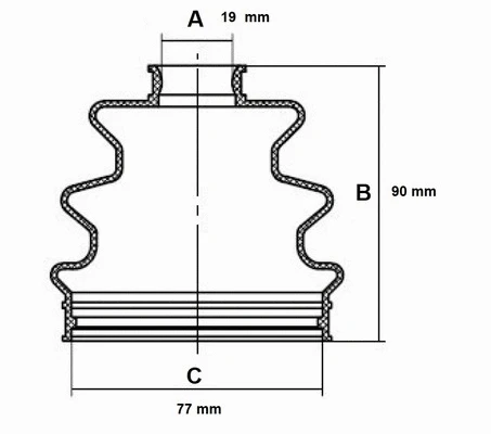 Bellow Kit, drive shaft (59HY002)