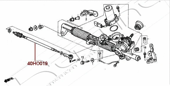Centre Rod Assembly