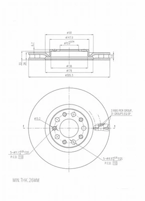 Brake Disc (26JE021)