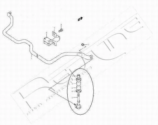 Link/Coupling Rod, stabiliser bar