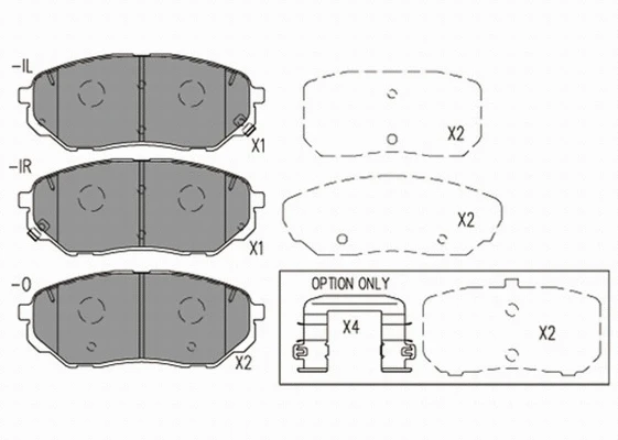 Brake Pad Set, disc brake
