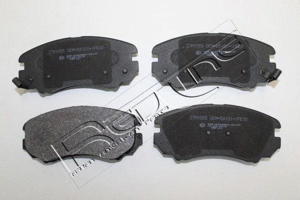 Brake Pad Set, disc brake (27HY055)