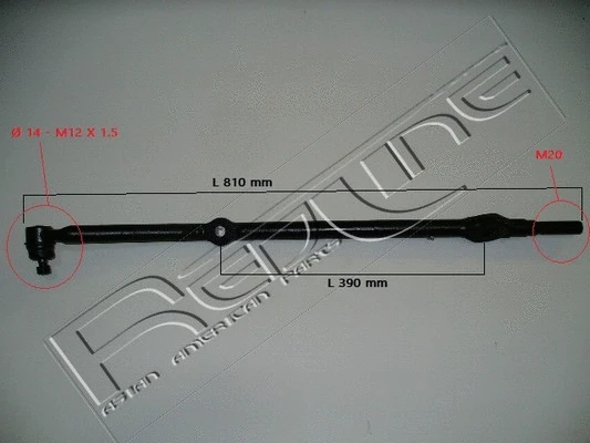 Centre Rod Assembly (40JE005)