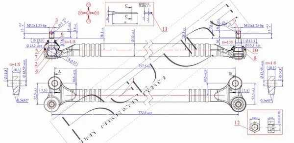Centre Rod Assembly