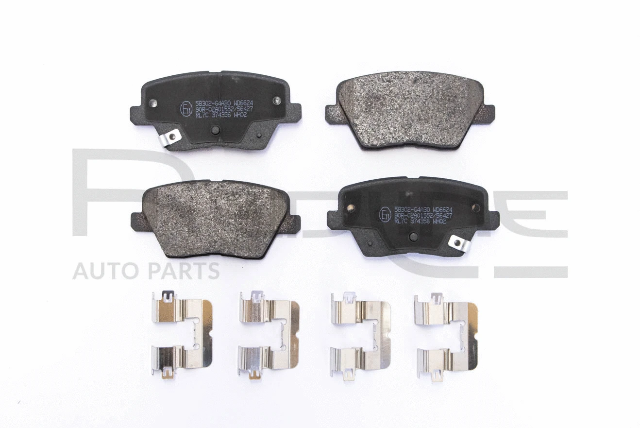 Brake Pad Set, disc brake (27HY089)
