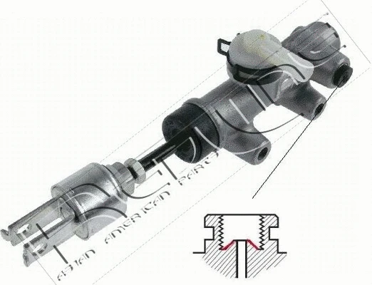 Master Cylinder, clutch (07TO031)