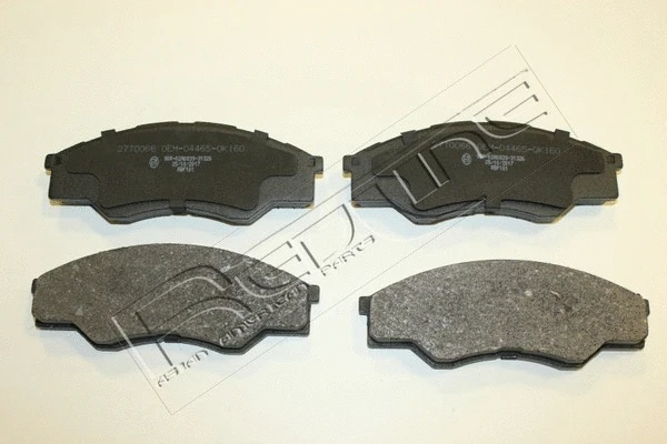 Brake Pad Set, disc brake (27TO066)