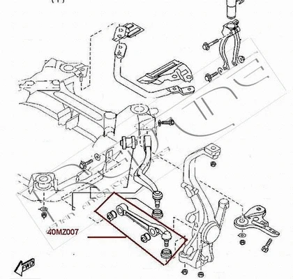 Control/Trailing Arm, wheel suspension