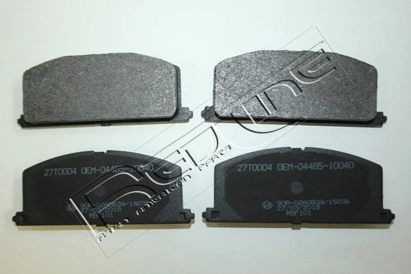 Brake Pad Set, disc brake (27TO004)