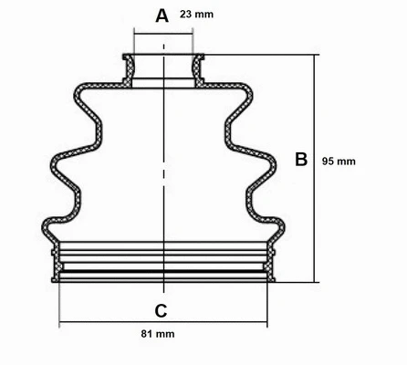 Bellow Kit, drive shaft (59HO006)