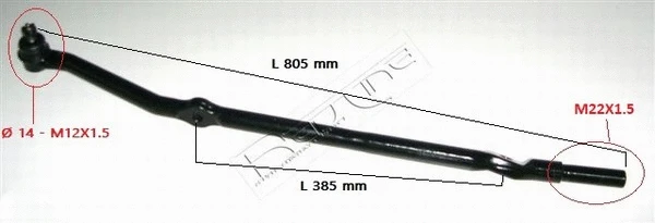 Centre Rod Assembly (40JE015)