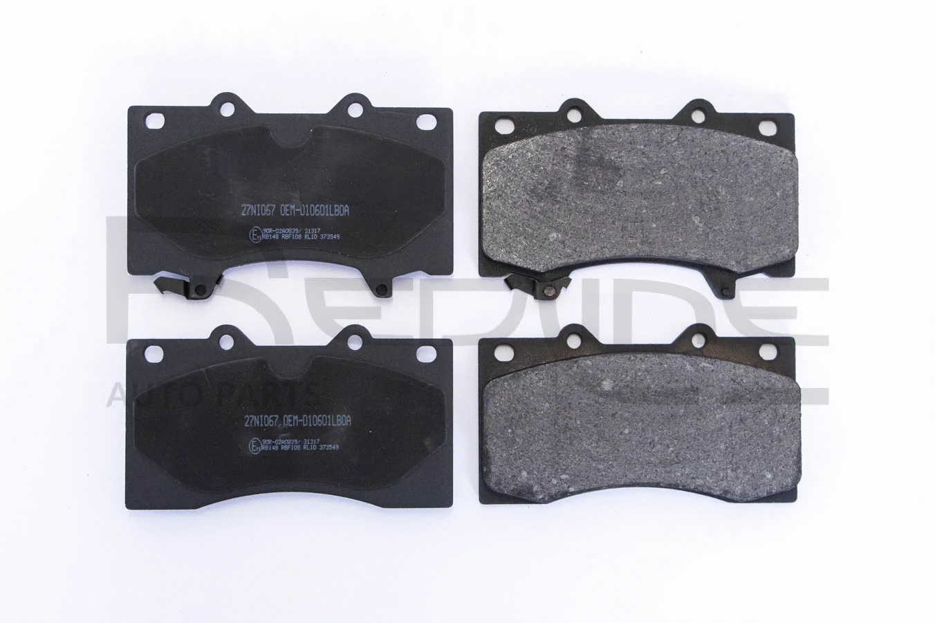 Brake Pad Set, disc brake (27NI067)