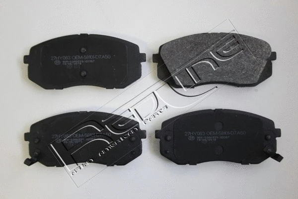 Brake Pad Set, disc brake (27HY083)