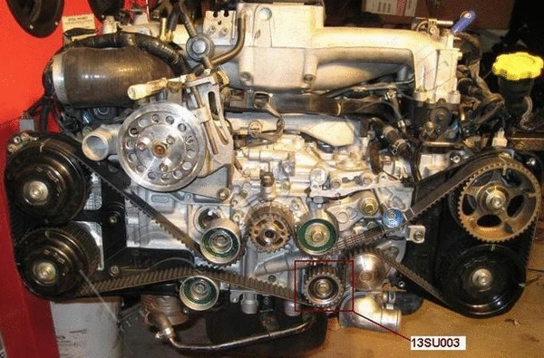 Tensioner, timing belt