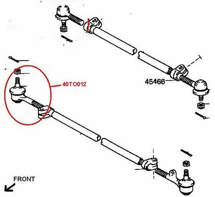 Tie Rod End (40TO012)