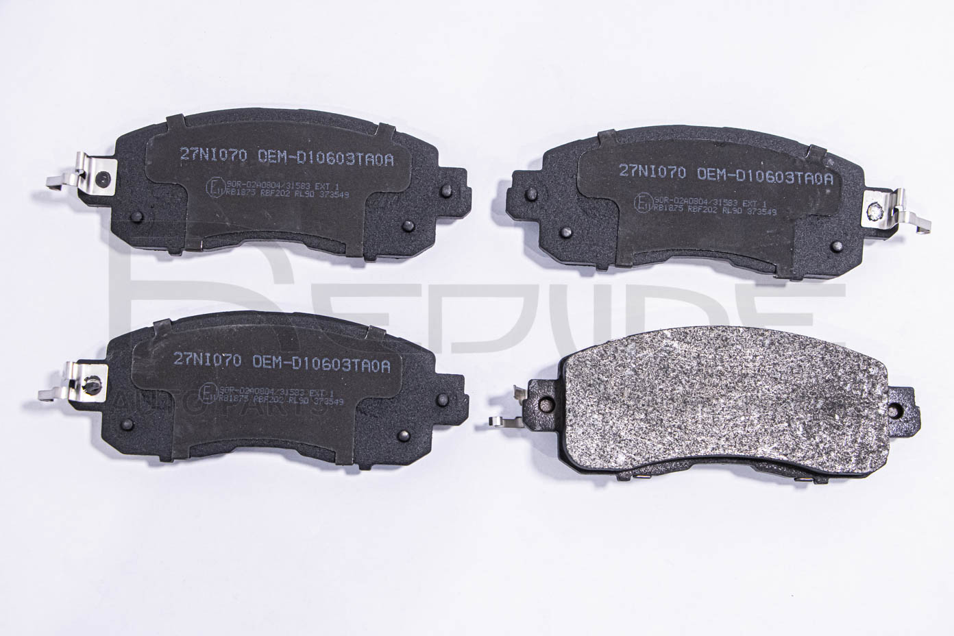 Brake Pad Set, disc brake (27NI070)