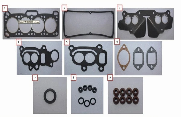 Gasket Kit, cylinder head (32HY018)