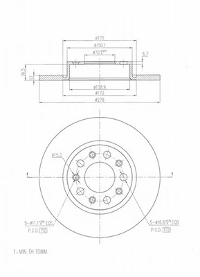 Brake Disc (26JE022)