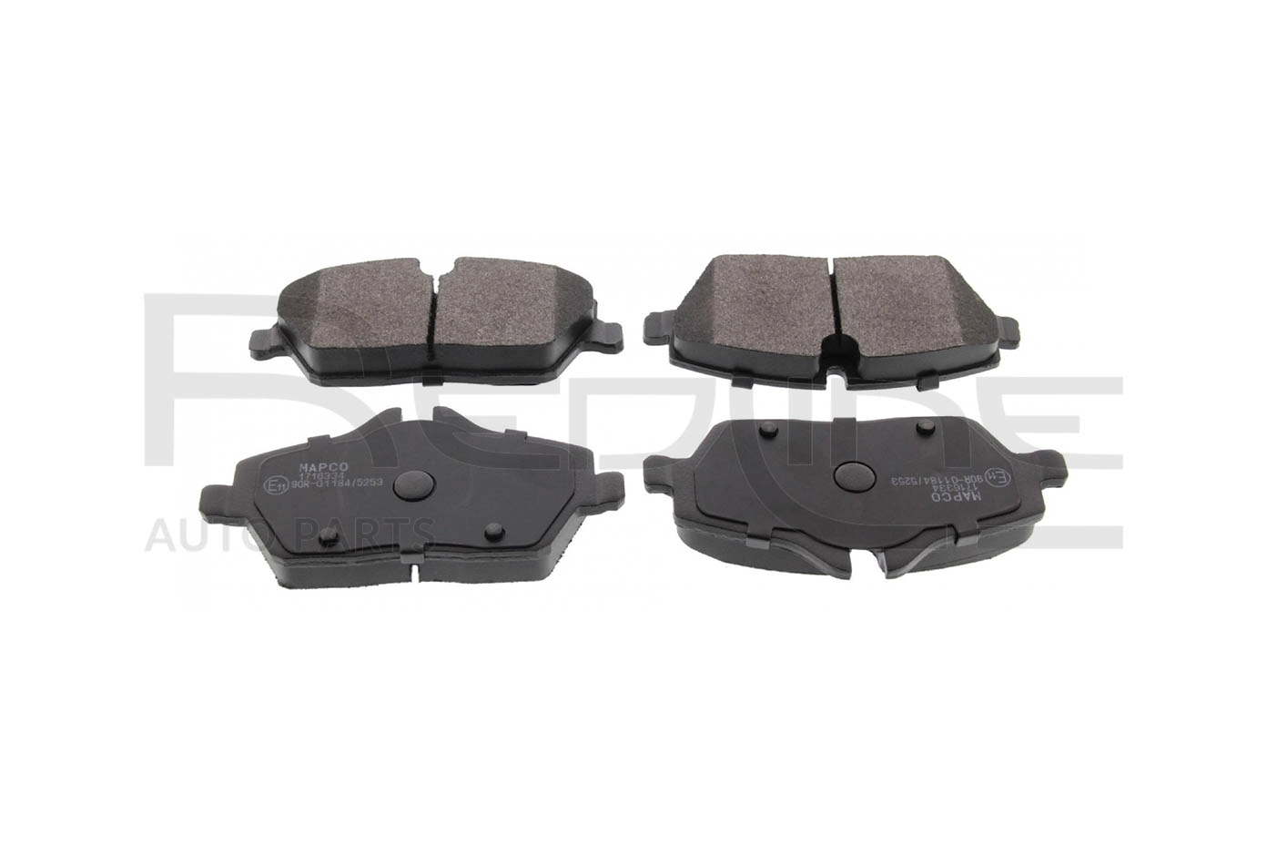 Brake Pad Set, disc brake (27BW007)
