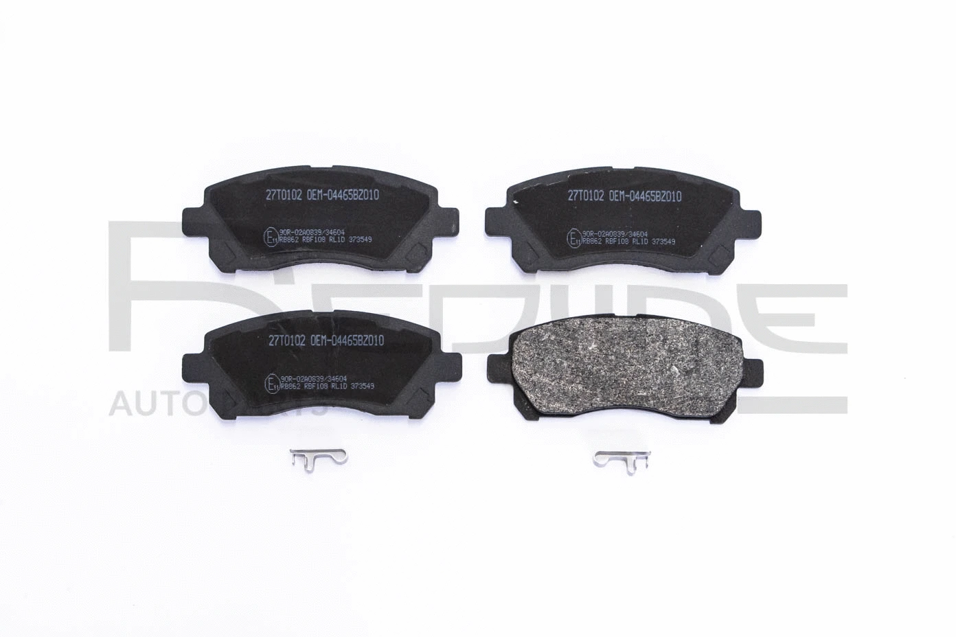 Brake Pad Set, disc brake (27TO102)