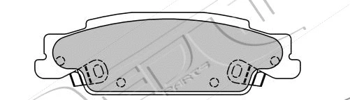 Brake Pad Set, disc brake (27CD010)