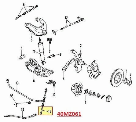 Link/Coupling Rod, stabiliser bar