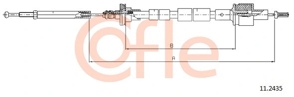 Cable Pull, clutch control (11.2435)