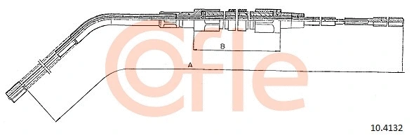 Cable Pull, parking brake (10.4132)