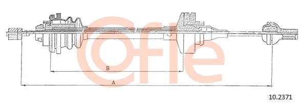 Cable Pull, clutch control (10.2371)