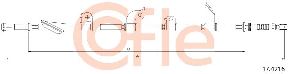 Cable Pull, parking brake (17.4216)