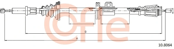 Cable Pull, parking brake (92.10.8064)
