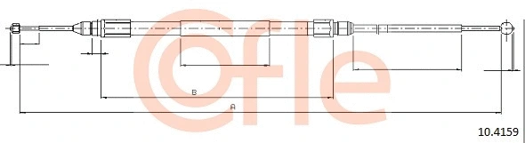 Cable Pull, parking brake (10.4159)