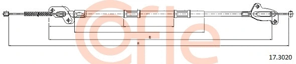Cable Pull, parking brake (17.3020)