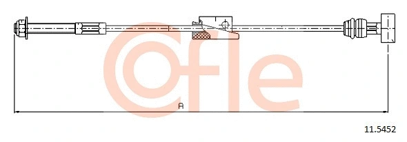 Cable Pull, parking brake (11.5452)