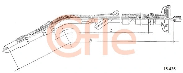 Cable Pull, clutch control (15.436)