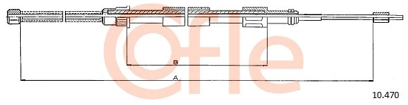 Cable Pull, parking brake (10.470)