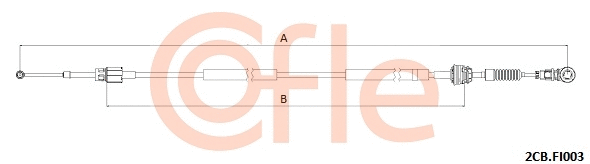 Cable Pull, manual transmission (92.2CB.FI003)