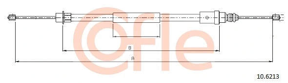 Cable Pull, parking brake (10.6213)