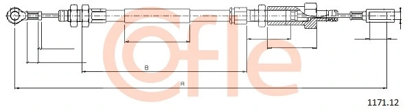 Cable Pull, parking brake (1171.12)