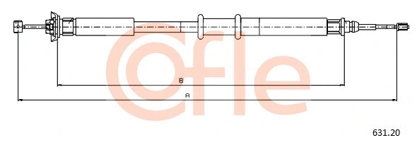 Cable Pull, parking brake (92.631.20)