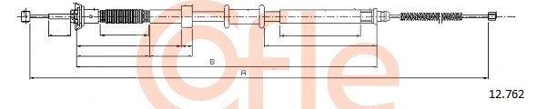 Cable Pull, parking brake (12.0762)
