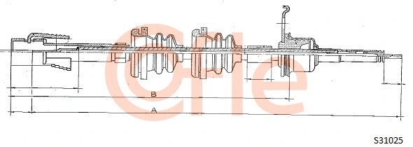 Speedometer Cable (92.S31025)